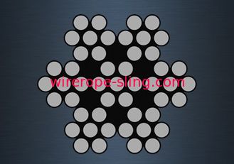 6x7 (6/1) galvanisierte Drahtseil-Korrosionsbeständigkeits-Hoch-Bruchfestigkeit