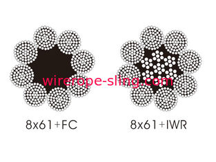Verschleißfestigkeits-Stahldraht-Seil-runder Strang 8 x 61 mit hoher Stärke