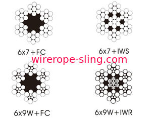 Bündelung verzinkter Stahldraht 6 X 9, Trawling 5mm Stahlhebekabel