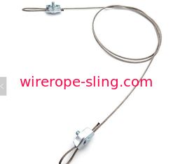 Beleuchtung Stahldrahtseil Sling Durchmesser 1,5 mm mit Schraubklemme 7 X 7 Bau