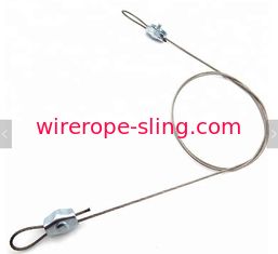 Beleuchtung Stahldrahtseil Sling Durchmesser 1,5 mm mit Schraubklemme 7 X 7 Bau