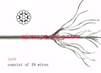1 X 19 Marine-Edelstahlkabel mit ausgezeichneter Bruchlast