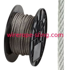 304 316 Edelstahl Drahtseil Flexible 7 X 37 Für Marine / Emporheben