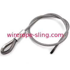 Edelstahl-Kabel-anhebende Riemen 5.0mm 1 * 19 Oem mit Zoll-Muffe