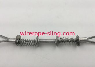 3.2mm Sicherheits-Drahtseil und Riemen, galvanisierter Stahldraht-Riemen mit Schleifen-Länge