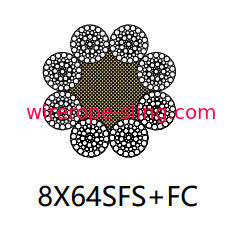 Lineares Kontakt-Edelstahl-Kabel 8 x 64 SFs für Hochseebohrungs-Anker-Linie