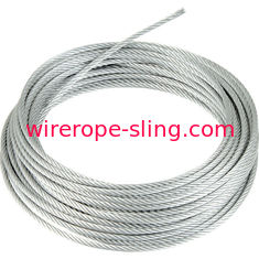 Flexible 304 helle Oberfläche des 4mm Edelstahl-Drahtseil-6x19S IWRC für die Technik