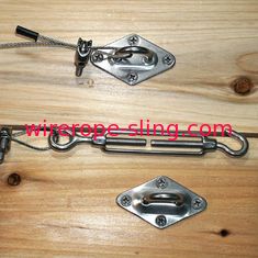 Kette im Freien beleuchtet hängende der Ausrüstungs-1x19 Suspendierungs-Ausrüstung Edelstahl-des Drahtseil-304
