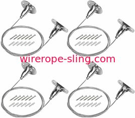 4 Edelstahl-Drahtseil der PC-Suspendierungs-Kabel-Ausrüstungs-4mm für Anschlagtafel-Malerei