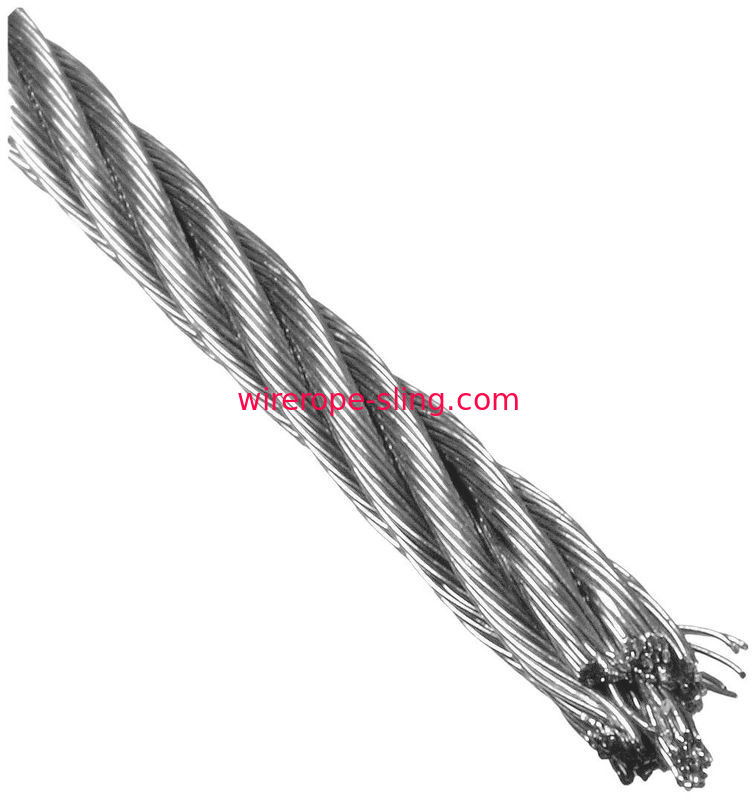 Kabel des Edelstahl-7x7, SS-Drahtseil-Strang-Kern-Ermüdungsfestigkeit