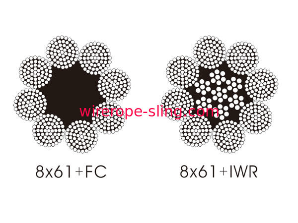 Verschleißfestigkeits-Stahldraht-Seil-runder Strang 8 x 61 mit hoher Stärke