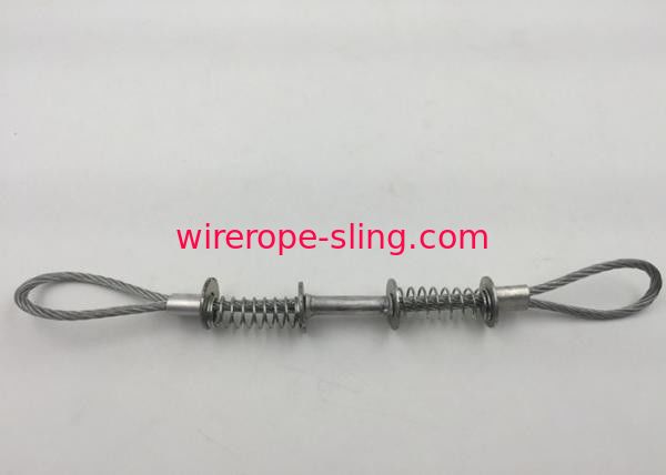 3.2mm Sicherheits-Drahtseil und Riemen, galvanisierter Stahldraht-Riemen mit Schleifen-Länge