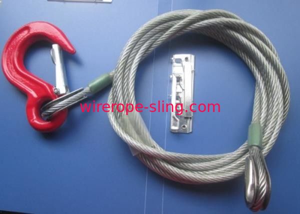 Seil-Halsband-Riemen des dicken Drahts des Portable-9.5mm galvanisiert beschichtet für Fracht-Boot
