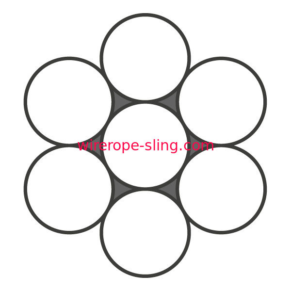 304 Drahtseil 1X7 5mm T/S MPa-Stahlkabel-Drahtseil 1570 für Architektur