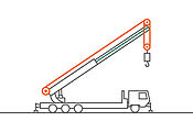 Telescoping crane