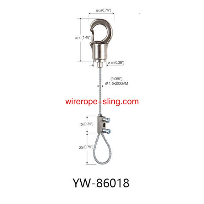 Brass Three Holes Ceiling Cable Hanging System Light Fittings 180° Einstellbare YW86017