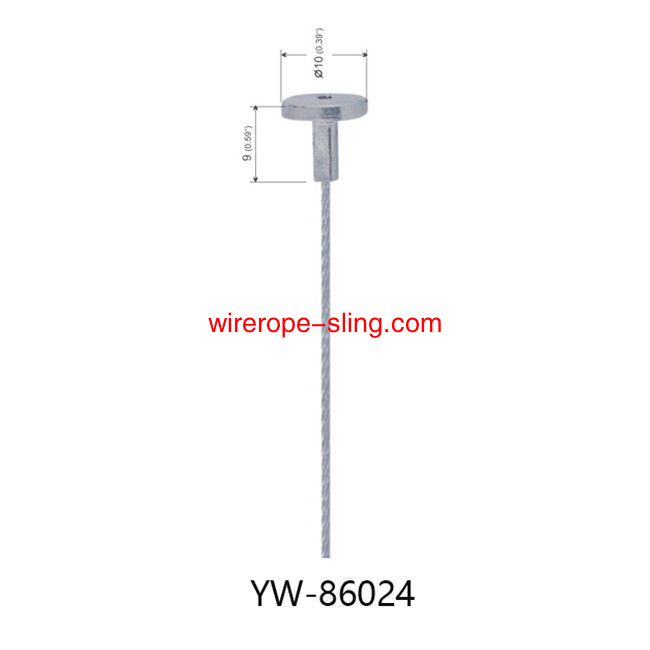 Art Wire Hanging Kits Four Legs Screw Clip Brass Plated Nickel 1,5mm Dia YW86023