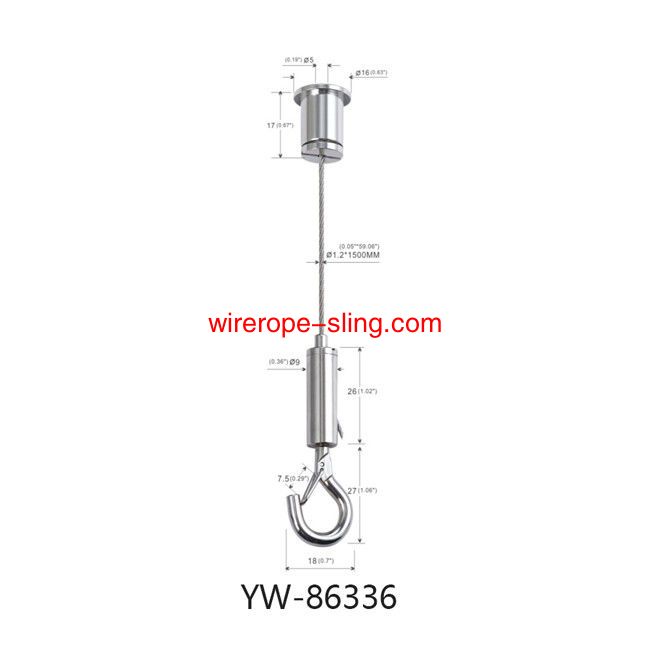Kabel-Suspension-Kit mit Einstellbarem Gripper Hook YW86336