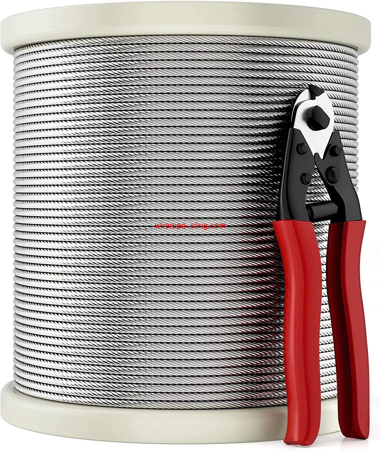 T316 Edelstahl Drahtseil mit Cutter, Aircraft Cable für Deckschiene, 7 x 7 Teile Bau